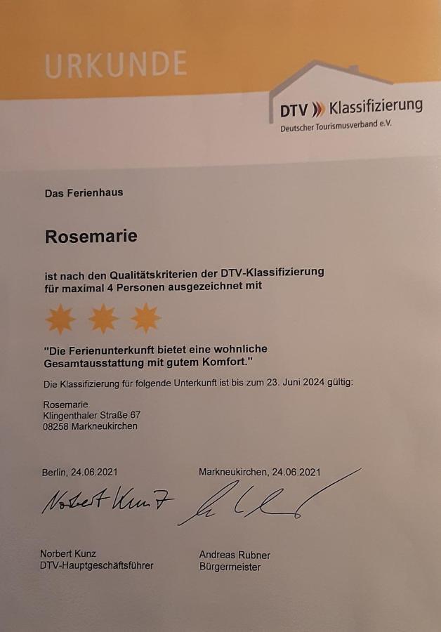 Ferienhaus Rosemarie Erlbach Vogtland Kültér fotó